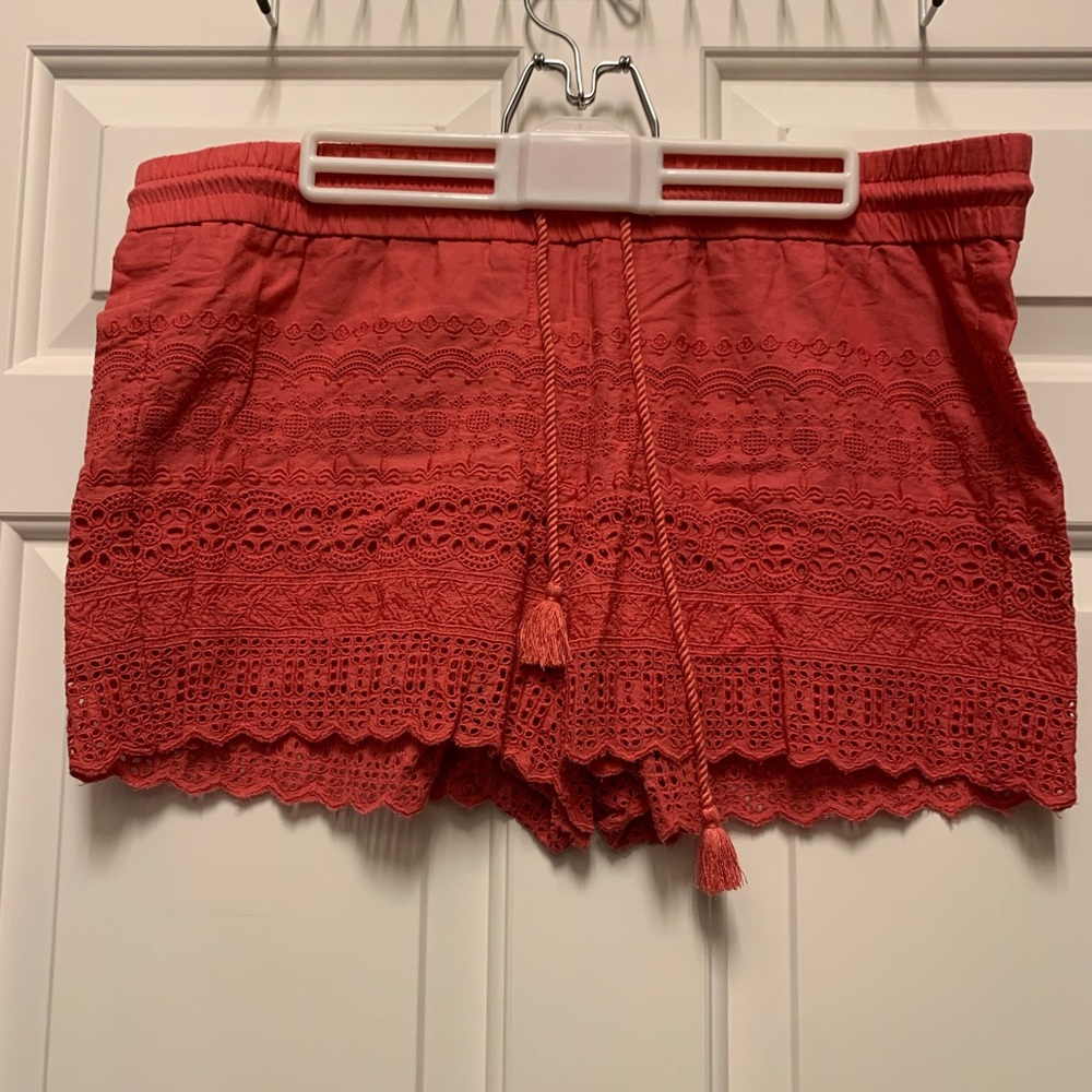 Loft drawstring shorts